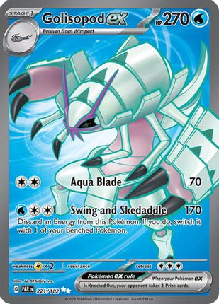 Golisopod ex - 221/182 [SV04: Paradox Rift] Holofoil