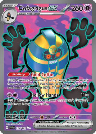 Cofagrigus ex - 224/182 [SV04: Paradox Rift] Holofoil