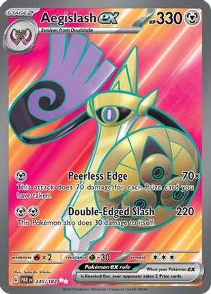 Aegislash ex - 230/182 [SV04: Paradox Rift] Holofoil