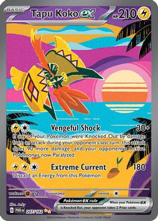Tapu Koko ex - 247/182 [SV04: Paradox Rift] Holofoil