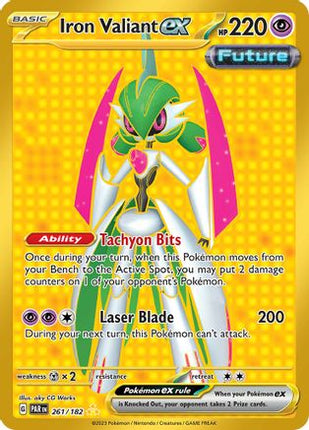 Iron Valiant ex - 261/182 [SV04: Paradox Rift] Holofoil