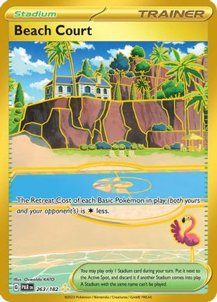 Beach Court - 263/182 [SV04: Paradox Rift] Holofoil