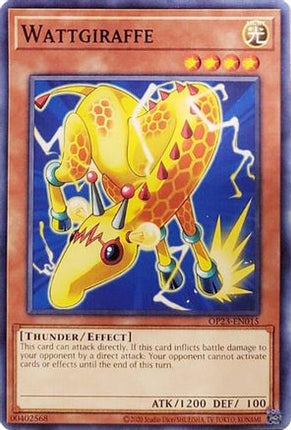Wattgiraffe [OP23-EN015] Common / Short Print Unlimited