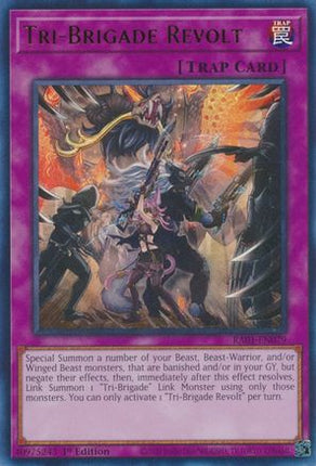 Tri-Brigade Revolt (UR) (Ultra Rare) [RA01-EN079] 1st Edition