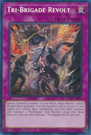 Tri-Brigade Revolt (Secret Rare)  [RA01-EN079] 1st Edition