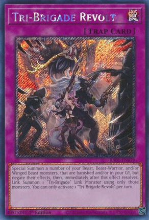 Tri-Brigade Revolt (Platinum Secret Rare)  [RA01-EN079] 1st Edition