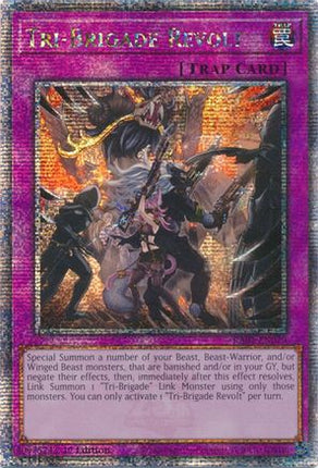 Tri-Brigade Revolt (Quarter Century Secret Rare)  [RA01-EN079] 1st Edition