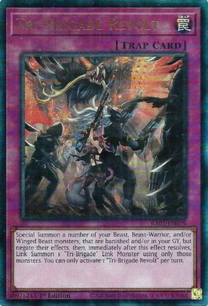 Tri-Brigade Revolt (PUR) (Prismatic Ultimate Rare) [RA01-EN079] 1st Edition