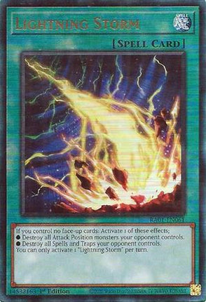 Lightning Storm (PUR) (Prismatic Ultimate Rare) [RA01-EN061] 1st Edition