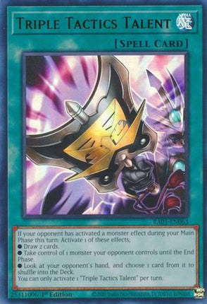 Triple Tactics Talent (UR) (Ultra Rare) [RA01-EN063] 1st Edition