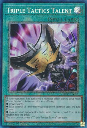Triple Tactics Talent (PCR) (Prismatic Collector's Rare) [RA01-EN063] 1st Edition