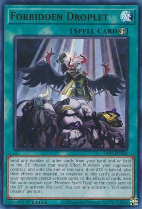 Forbidden Droplet (UR) (Ultra Rare) [RA01-EN064] 1st Edition