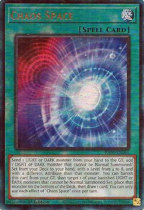 Chaos Space (PUR) (Prismatic Ultimate Rare) [RA01-EN065] 1st Edition