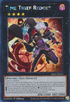 Time Thief Redoer (Platinum Secret Rare)  [RA01-EN041] 1st Edition