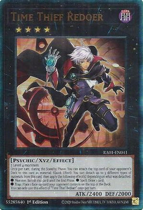 Time Thief Redoer (PUR) (Prismatic Ultimate Rare) [RA01-EN041] 1st Edition