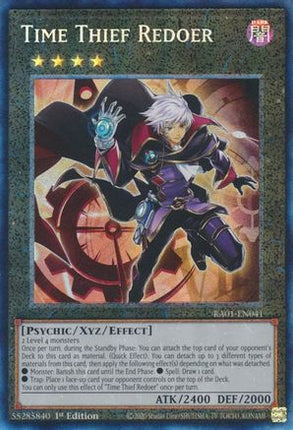 Time Thief Redoer (PCR) (Prismatic Collector's Rare) [RA01-EN041] 1st Edition