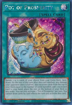 Pot of Prosperity (Platinum Secret Rare)  [RA01-EN066] 1st Edition