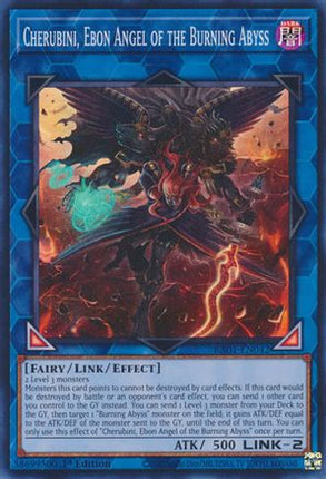 Cherubini, Ebon Angel of the Burning Abyss (Super Rare) [RA01-EN042] 1st Edition