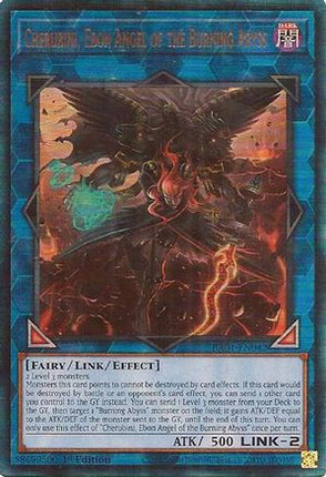 Cherubini, Ebon Angel of the Burning Abyss (PUR) (Prismatic Ultimate Rare) [RA01-EN042] 1st Edition