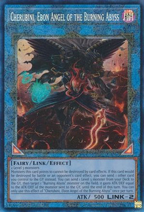 Cherubini, Ebon Angel of the Burning Abyss (PCR) (Prismatic Collector's Rare) [RA01-EN042] 1st Edition