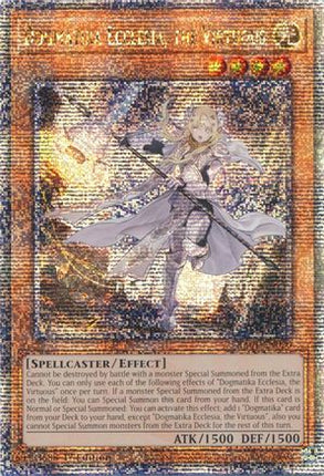 Dogmatika Ecclesia, the Virtuous (Quarter Century Secret Rare)  [RA01-EN020] 1st Edition