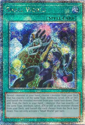 Small World (Quarter Century Secret Rare)  [RA01-EN067] 1st Edition