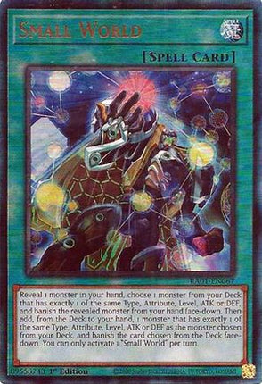 Small World (PUR) (Prismatic Ultimate Rare) [RA01-EN067] 1st Edition
