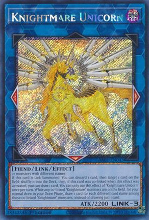 Knightmare Unicorn (Platinum Secret Rare)  [RA01-EN043] 1st Edition