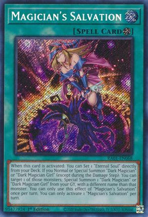 Magician's Salvation (Secret Rare)  [RA01-EN068] 1st Edition