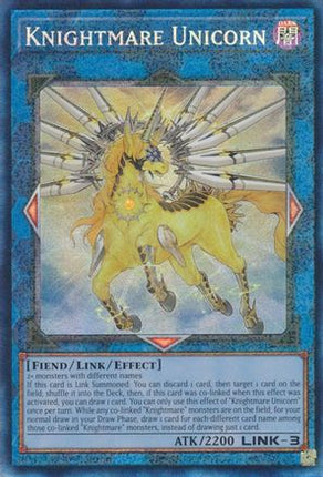 Knightmare Unicorn (PCR) (Prismatic Collector's Rare) [RA01-EN043] 1st Edition
