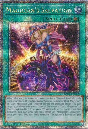 Magician's Salvation (Quarter Century Secret Rare)  [RA01-EN068] 1st Edition