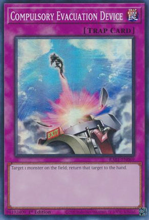 Compulsory Evacuation Device (Super Rare) [RA01-EN069] 1st Edition