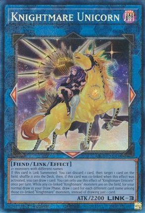 Knightmare Unicorn (Alternate Art) (PCR) (Prismatic Collector's Rare) [RA01-EN043] 1st Edition
