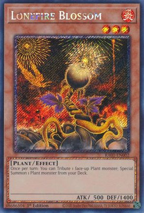 Lonefire Blossom (Platinum Secret Rare)  [RA01-EN002] 1st Edition
