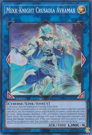 Mekk-Knight Crusadia Avramax (Super Rare) [RA01-EN044] 1st Edition