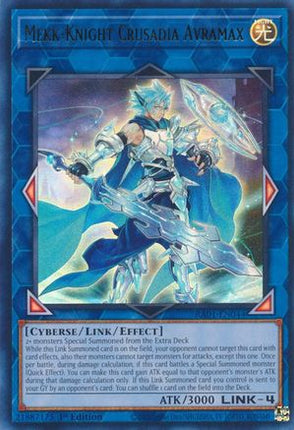Mekk-Knight Crusadia Avramax (UR) (Ultra Rare) [RA01-EN044] 1st Edition