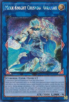 Mekk-Knight Crusadia Avramax (Platinum Secret Rare)  [RA01-EN044] 1st Edition