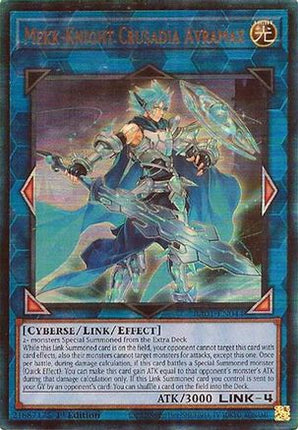 Mekk-Knight Crusadia Avramax (PUR) (Prismatic Ultimate Rare) [RA01-EN044] 1st Edition