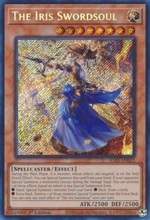 The Iris Swordsoul (Secret Rare)  [RA01-EN023] 1st Edition