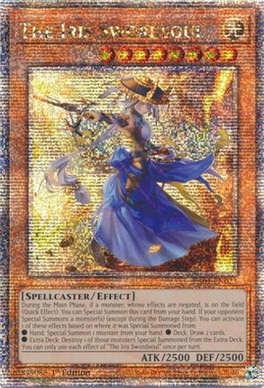 The Iris Swordsoul (Quarter Century Secret Rare)  [RA01-EN023] 1st Edition
