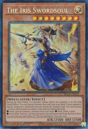 The Iris Swordsoul (PCR) (Prismatic Collector's Rare) [RA01-EN023] 1st Edition