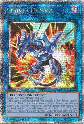 Striker Dragon (Quarter Century Secret Rare)  [RA01-EN046] 1st Edition
