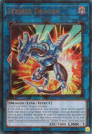 Striker Dragon (PUR) (Prismatic Ultimate Rare) [RA01-EN046] 1st Edition