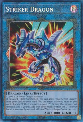 Striker Dragon (PCR) (Prismatic Collector's Rare) [RA01-EN046] 1st Edition