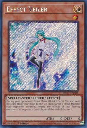 Effect Veiler (Platinum Secret Rare)  [RA01-EN003] 1st Edition