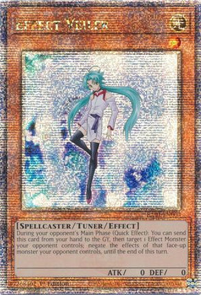 Effect Veiler (Quarter Century Secret Rare)  [RA01-EN003] 1st Edition