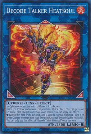 Decode Talker Heatsoul (Super Rare) [RA01-EN048] 1st Edition