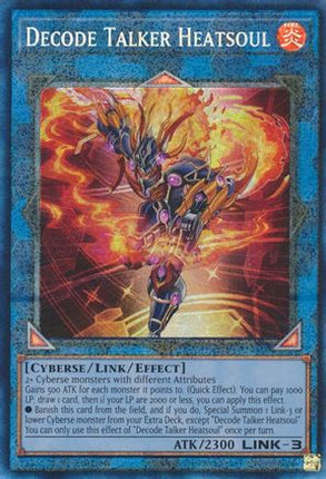 Decode Talker Heatsoul (PCR) (Prismatic Collector's Rare) [RA01-EN048] 1st Edition