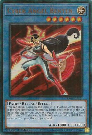 Cyber Angel Benten (PUR) (Prismatic Ultimate Rare) [RA01-EN024] 1st Edition