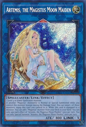 Artemis, the Magistus Moon Maiden (Secret Rare)  [RA01-EN049] 1st Edition